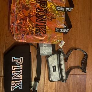 Bundle of 3 pink Victoria secret bags